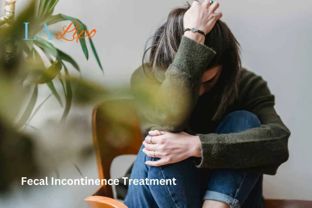 woman worried about fecal incontinence diet Romsey