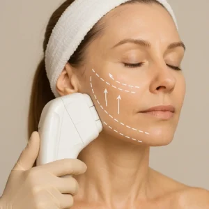 Woman having HI-FU to reduce wrinkles call LA LIPO Romsey Now!